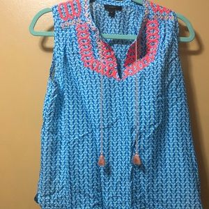 J.Crew -sleeveless blouse